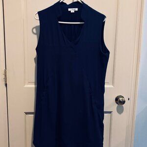 Simply Noelle Navy Shift Style Dress - L/XL